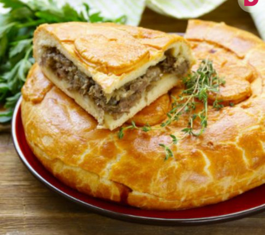 Пирог с мясом  (заказ за 1 рабочий день)
