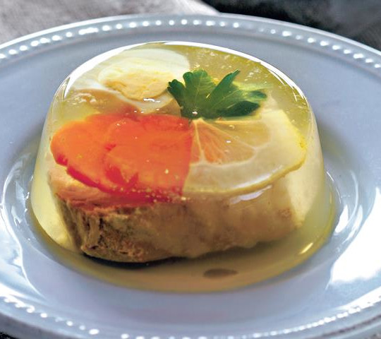Заливное из красной и белой рыбы 1 кг