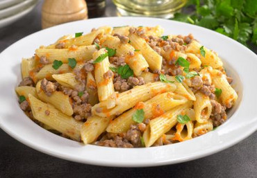 Макароны по-флотски с говядиной